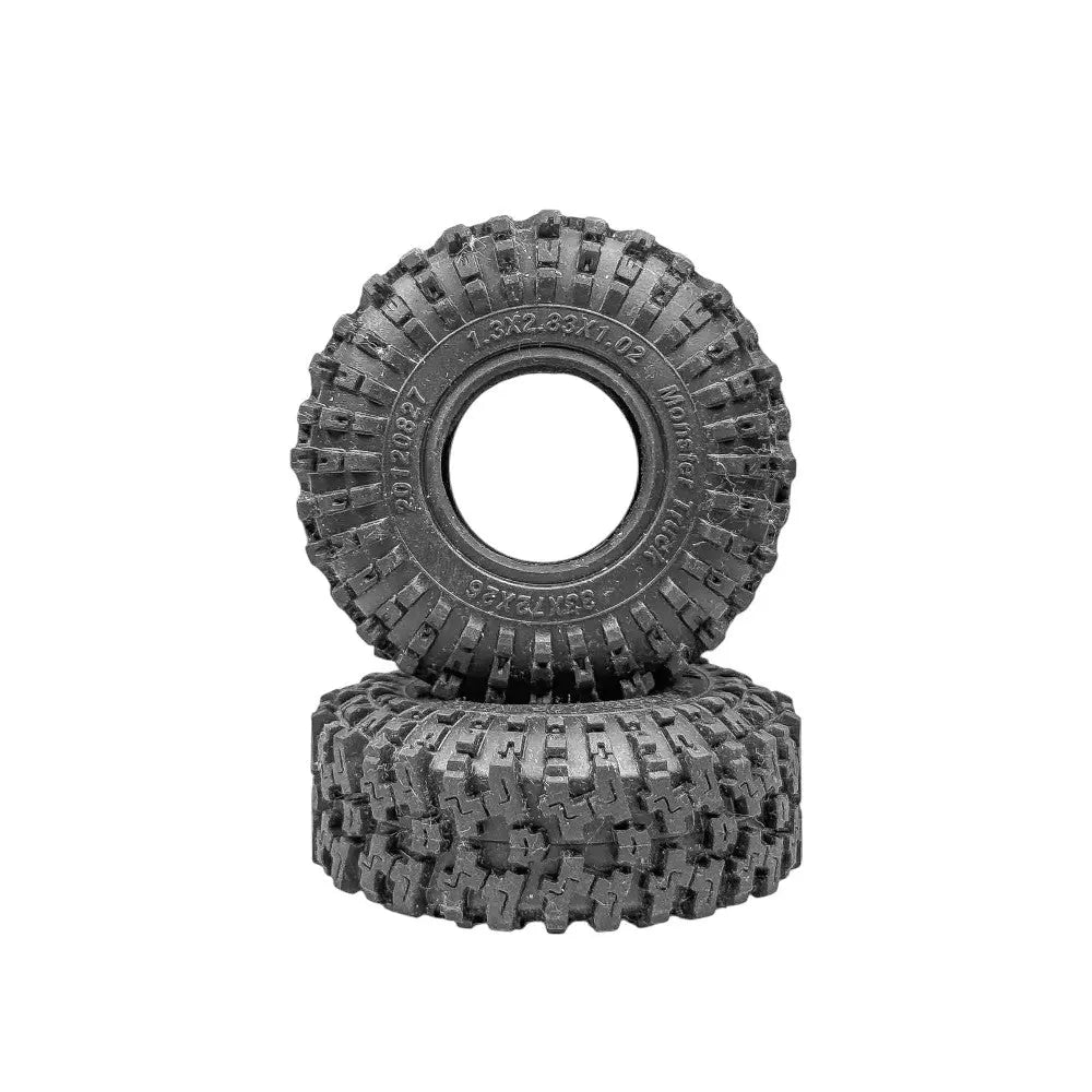 PREDATOR M/T 1.3" 70*27mm TIRES SOLIDRIGS RC