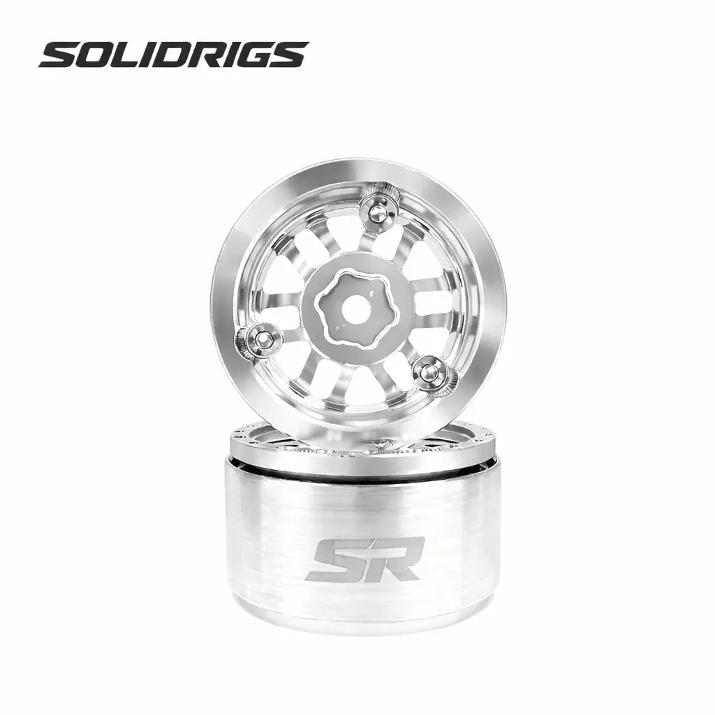 1.0" SR-28 BEADLOCK WHEELS SOLIDRIGS RC