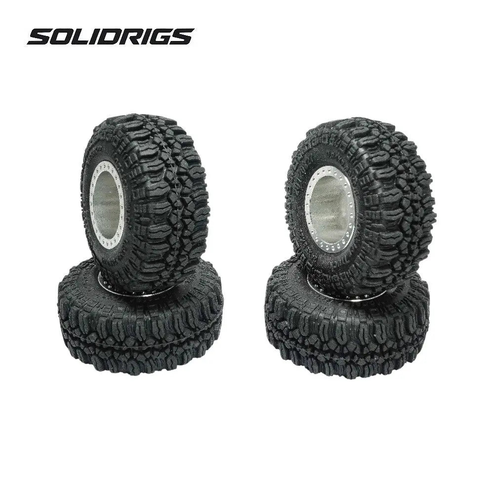 SENTINEL M/T 1.0" 58*24mm TIRES SOLIDRIGS RC