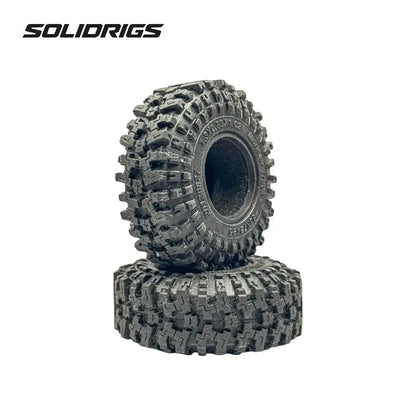 PREDATOR M/T 1.3" 70*27mm TIRES SOLIDRIGS RC