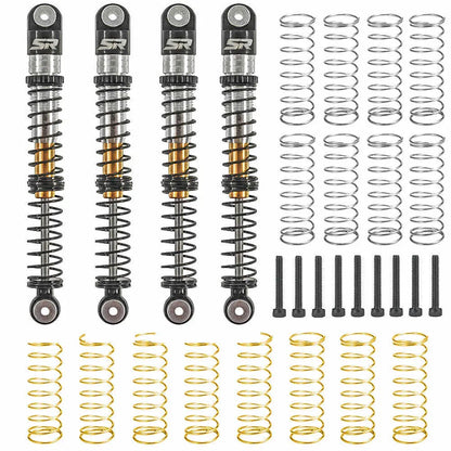SCX-24 53MM LT Threaded Shock Absorbers SOLIDRIGS RC