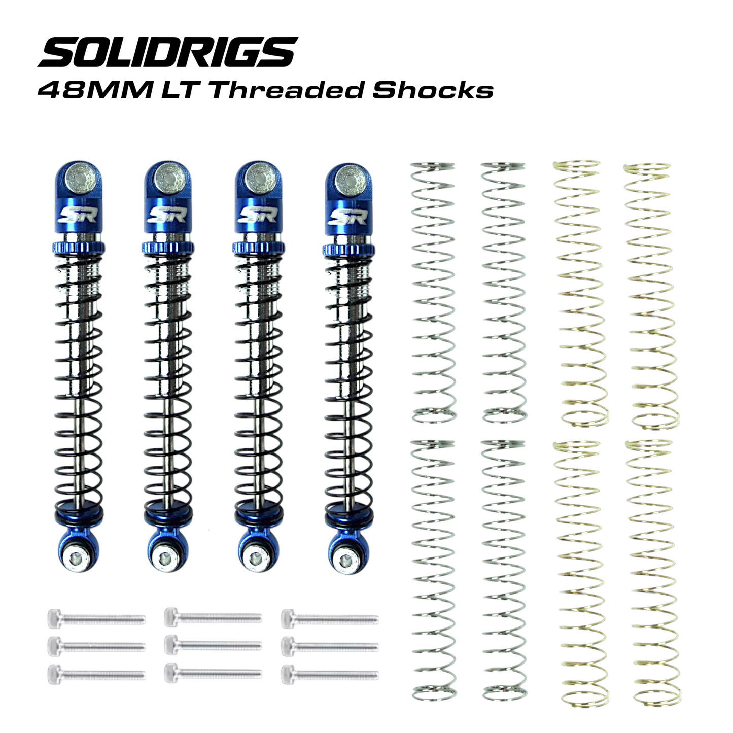 SCX-24 48MM LT Threaded Shock Absorbers