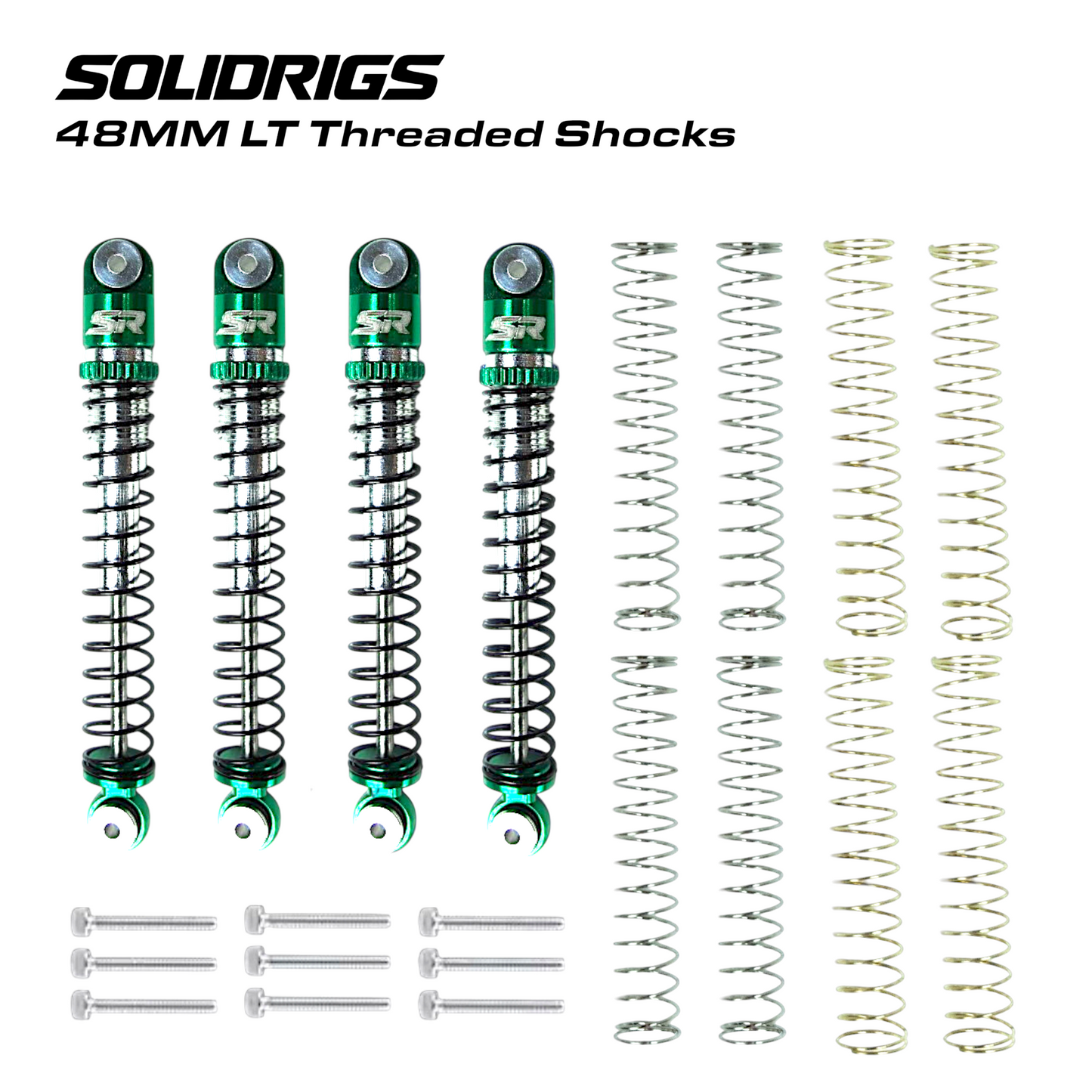 SCX-24 48MM LT Threaded Shock Absorbers